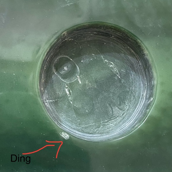 Vintage MCM Mid Century Modern Heavy Green Desk Clock - Picture 13 of 14